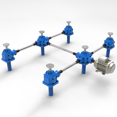 6台联动同步丝杆升降平台-H型