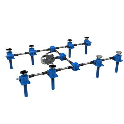 8台联动同步丝杆升降平台-H型